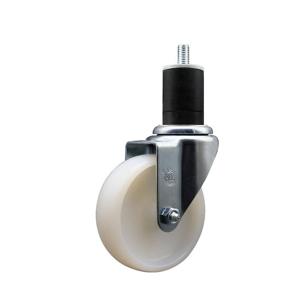 4'' Nylon Wheel Swivel 1-3/4'' Expanding Stem Caster